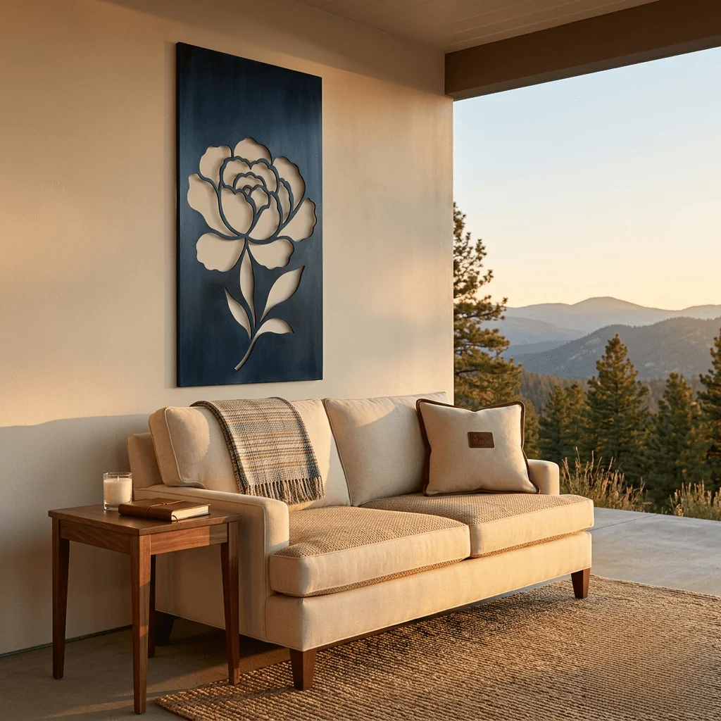 The Peony - Metal Wall Art - Forge