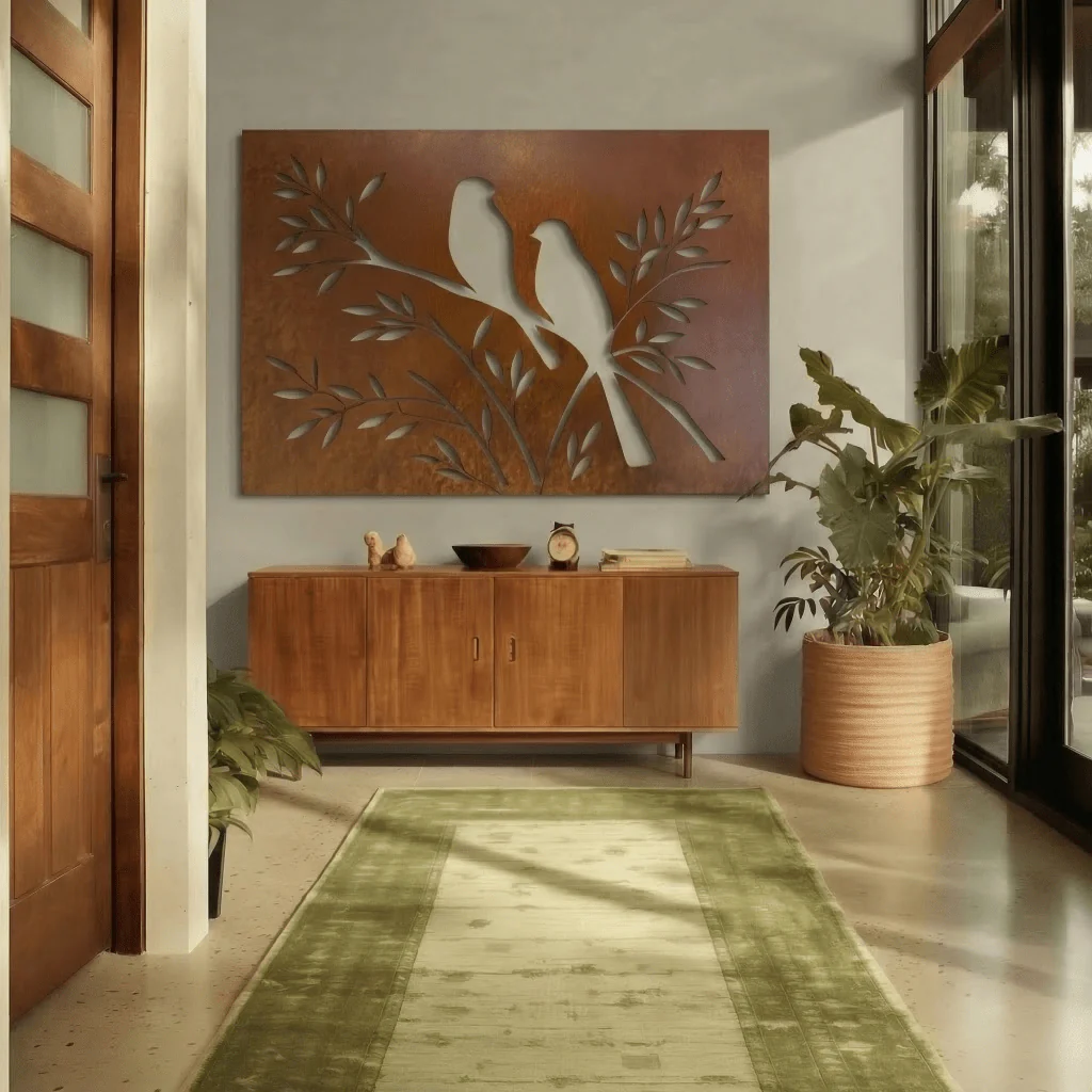 The Perch - Metal Wall Art - Oxide