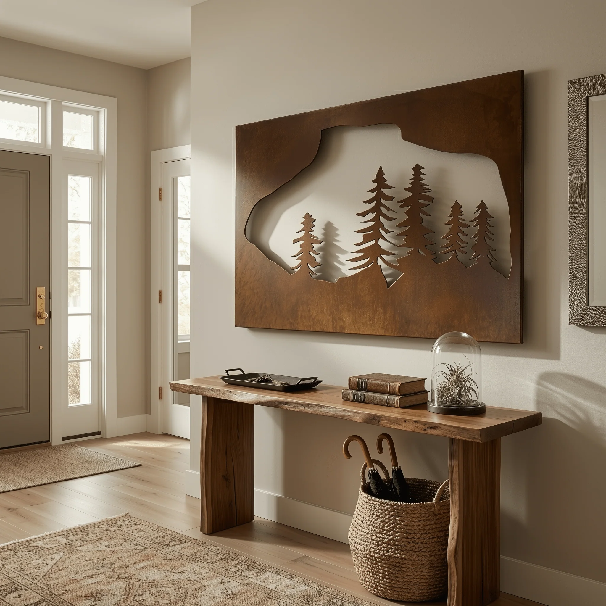 The Pilot Mountain - Metal Wall Art - Oxide