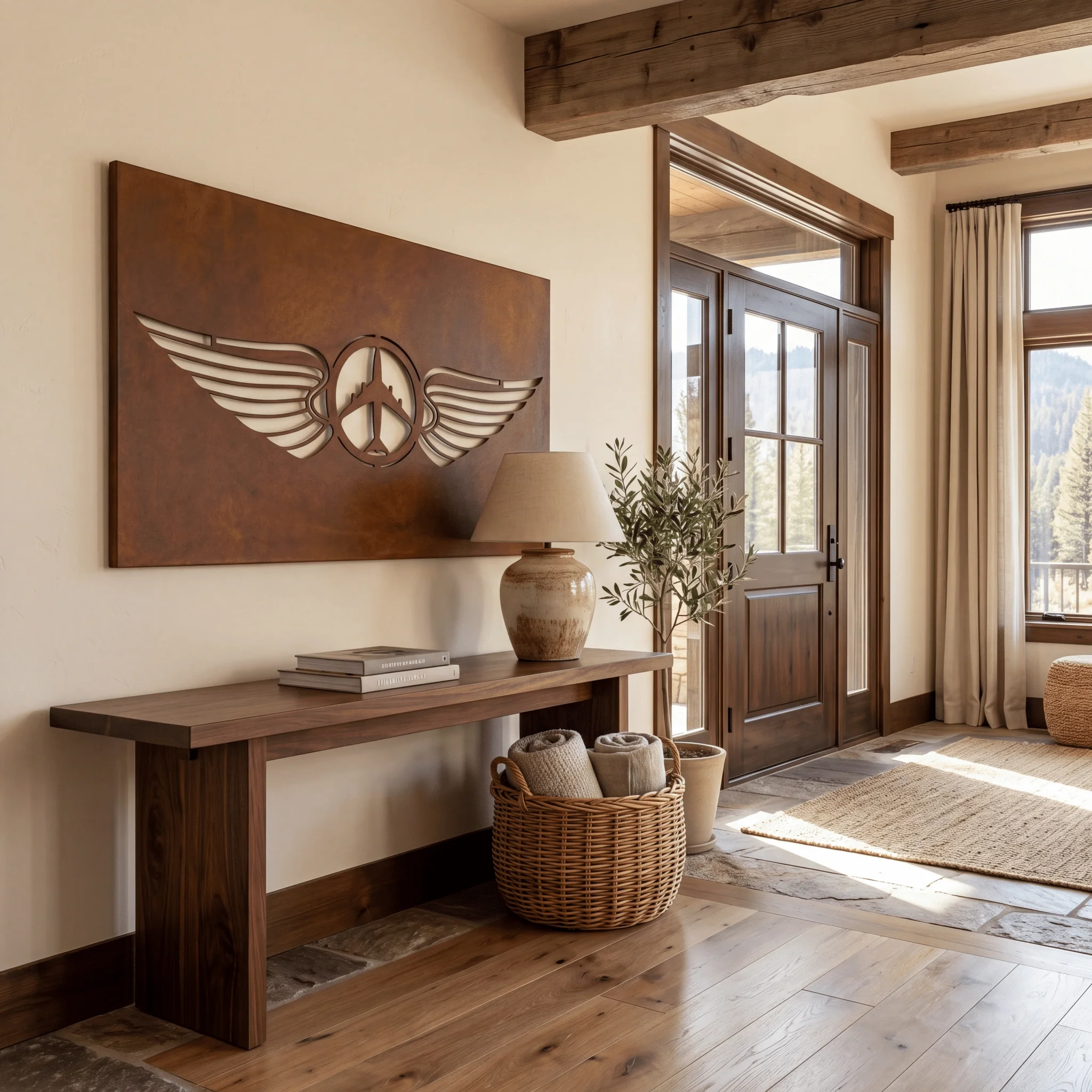 The Pilot's Badge - Metal Wall Art - Oxide - Image 3