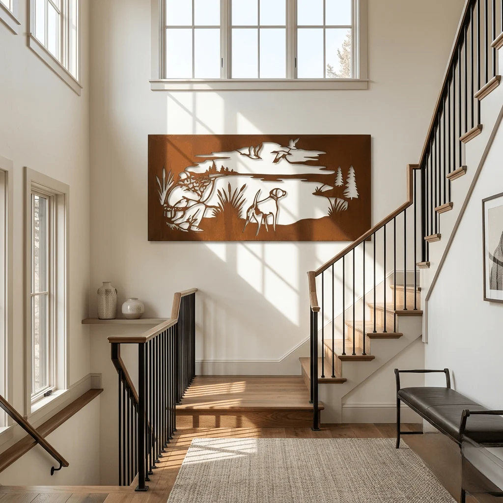 The Point - Metal Wall Art - Oxide
