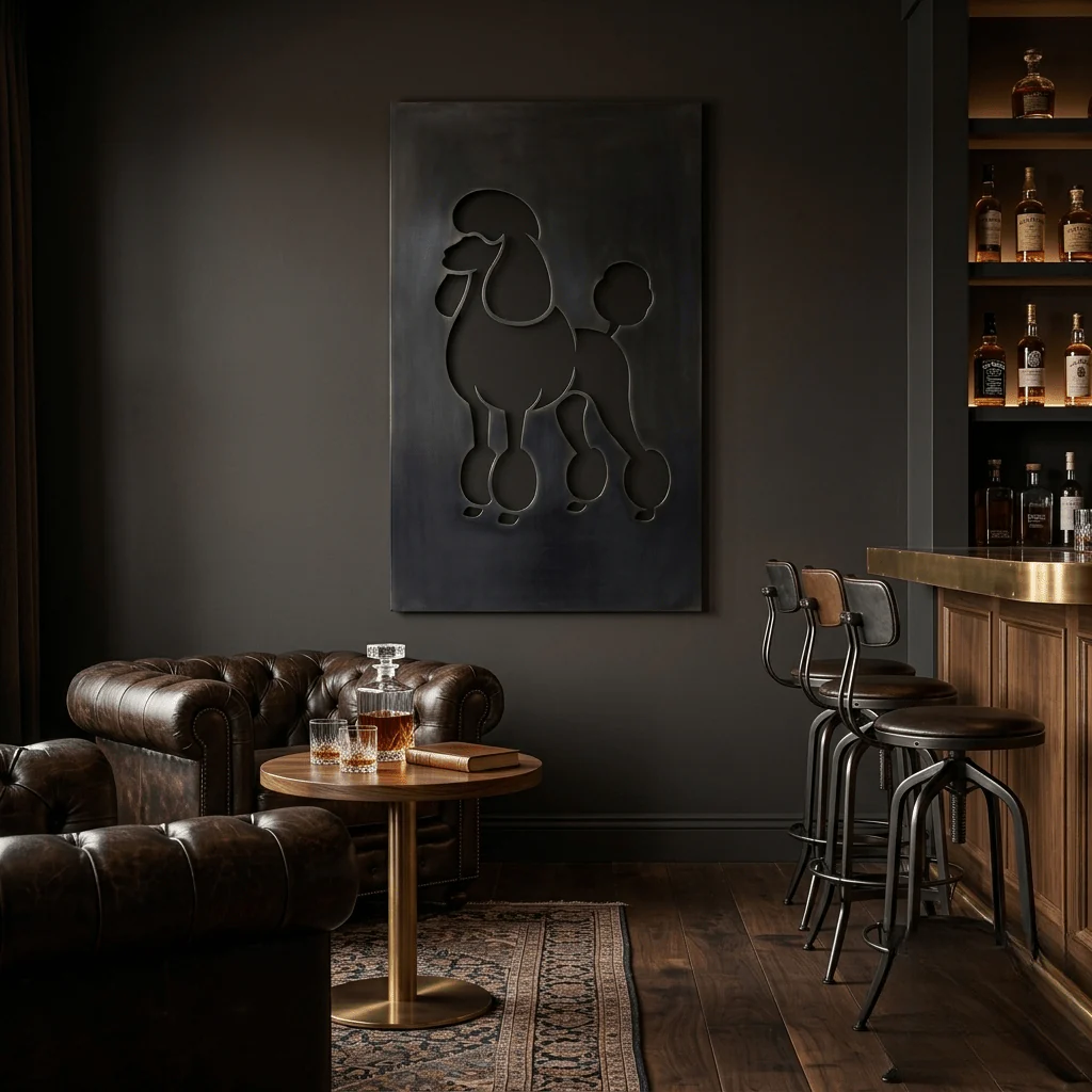 The Poodle - Metal Wall Art - Forge - Image 2