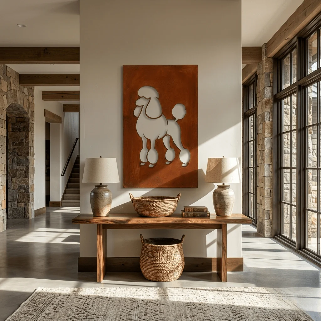 The Poodle - Metal Wall Art - Oxide - Image 5