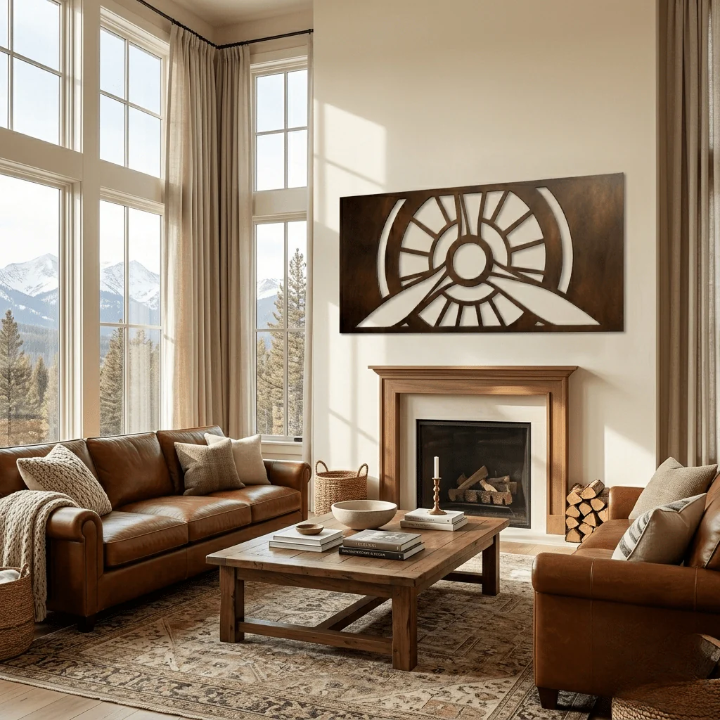 The Prop - Metal Wall Art - Umber