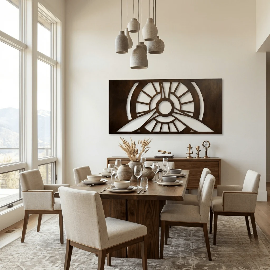 The Prop - Metal Wall Art - Umber - Image 2