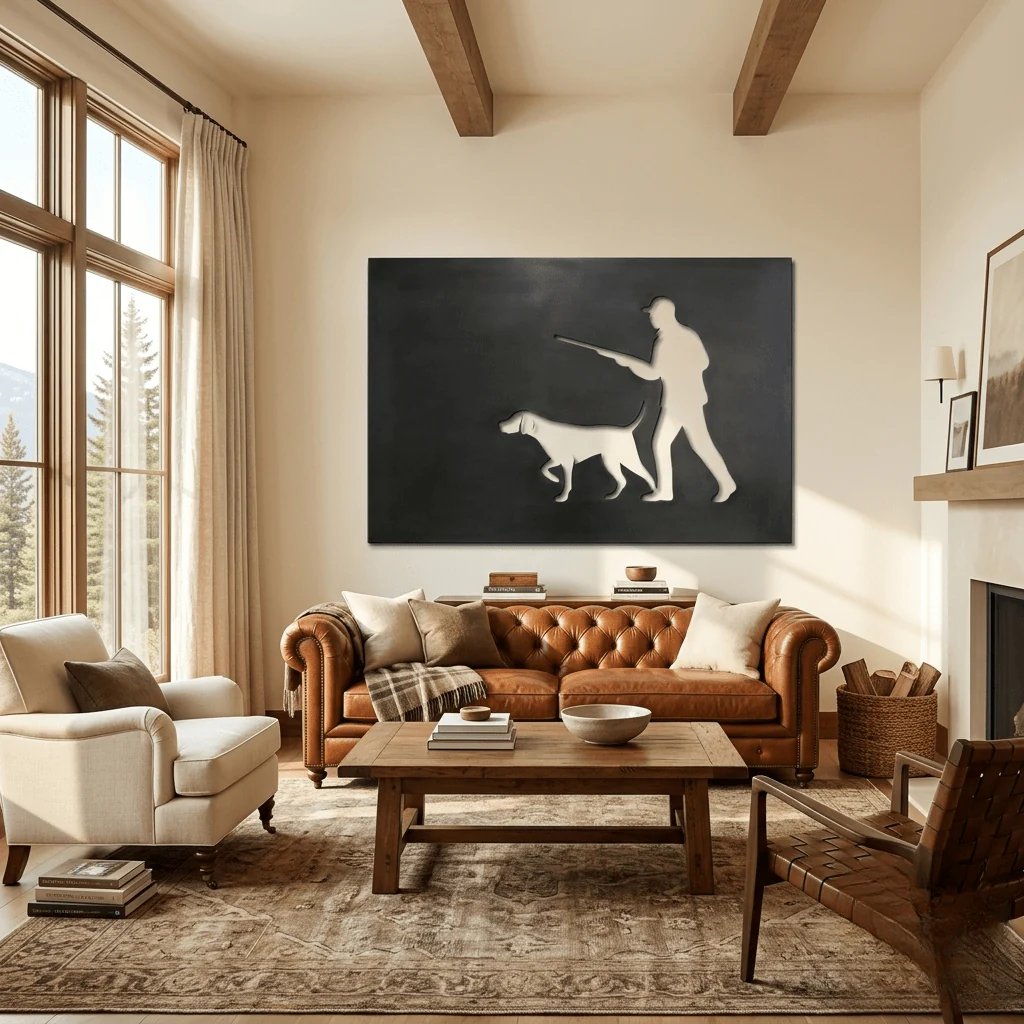 The Quiet Pursuit - Metal Wall Art - Forge