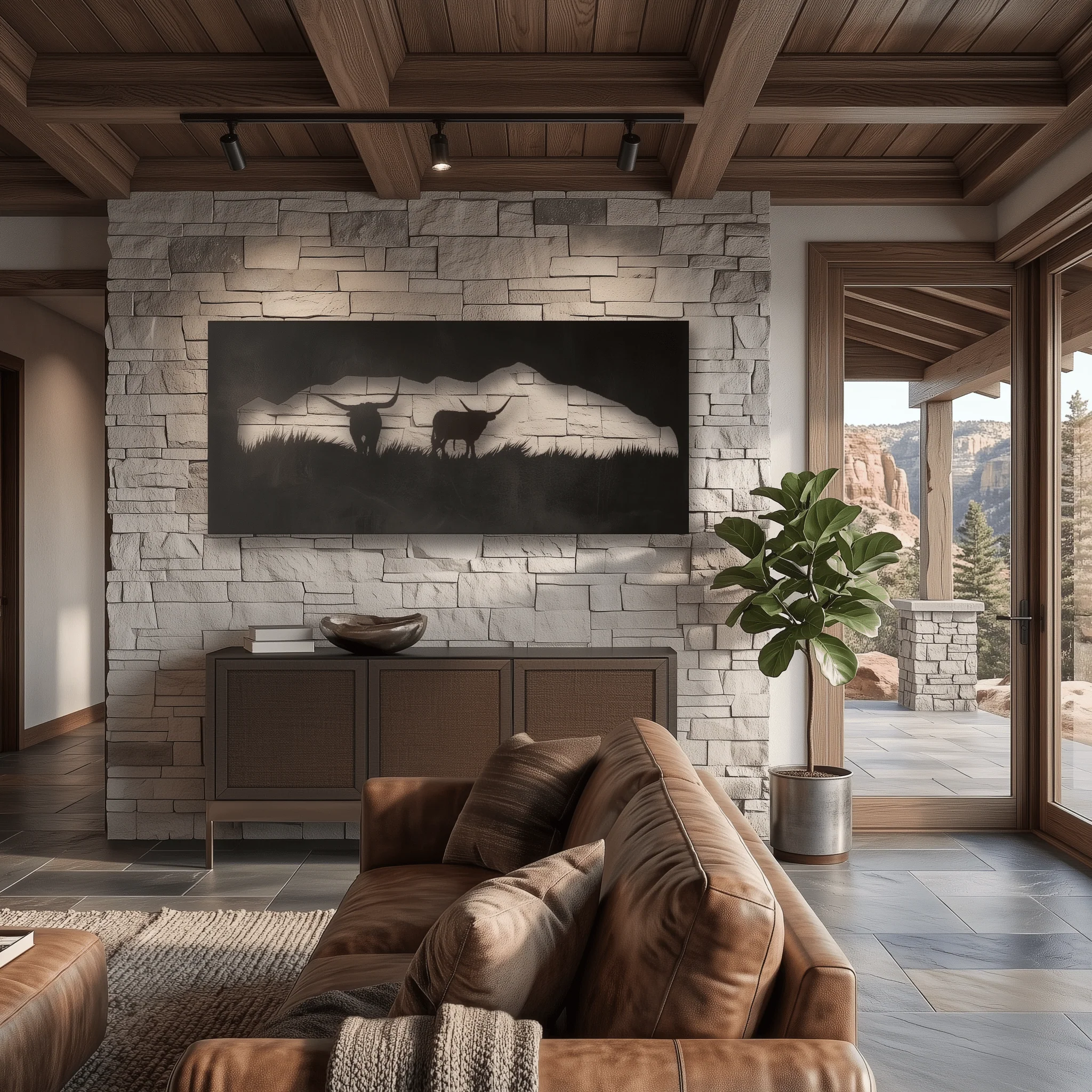 The Range - Metal Wall Art - Forge - Image 2