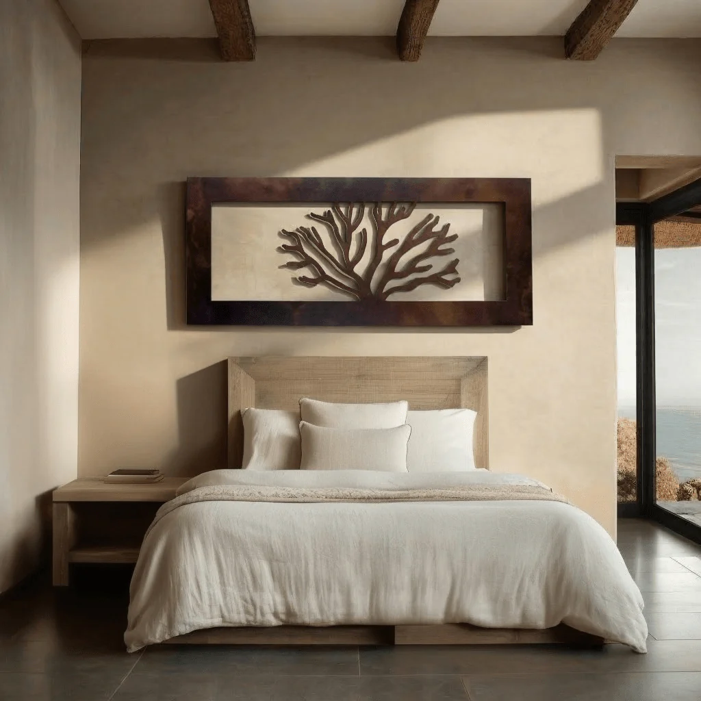 The Reef - Metal Wall Art - Umber
