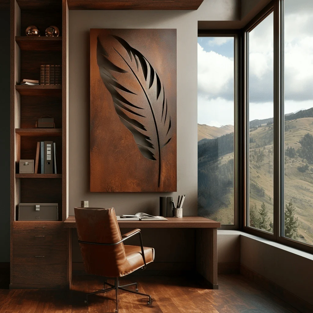 The Refuge - Metal Wall Art - Oxide