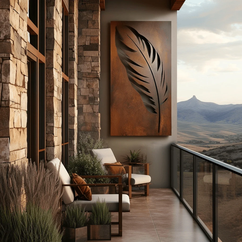 The Refuge - Metal Wall Art - Oxide - Image 2