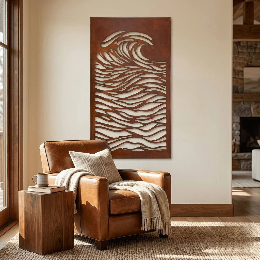The Rip Curl - Metal Wall Art - Oxide - Image 3