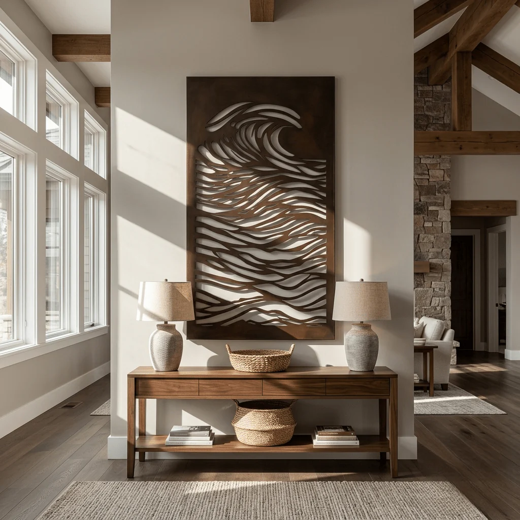 The Rip Curl - Metal Wall Art - Umber - Image 3