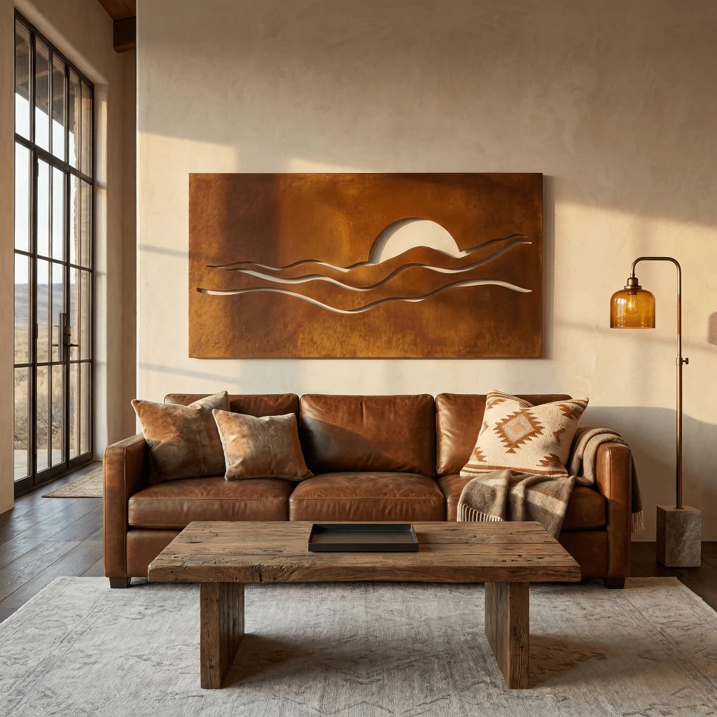 The Rise - Metal Wall Art - Oxide