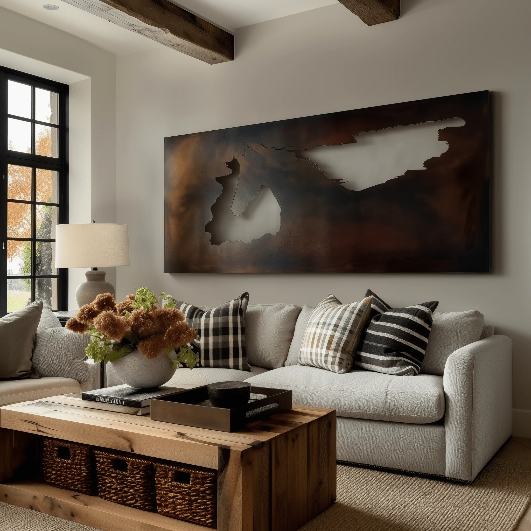The Roam - Metal Wall Art - Umber