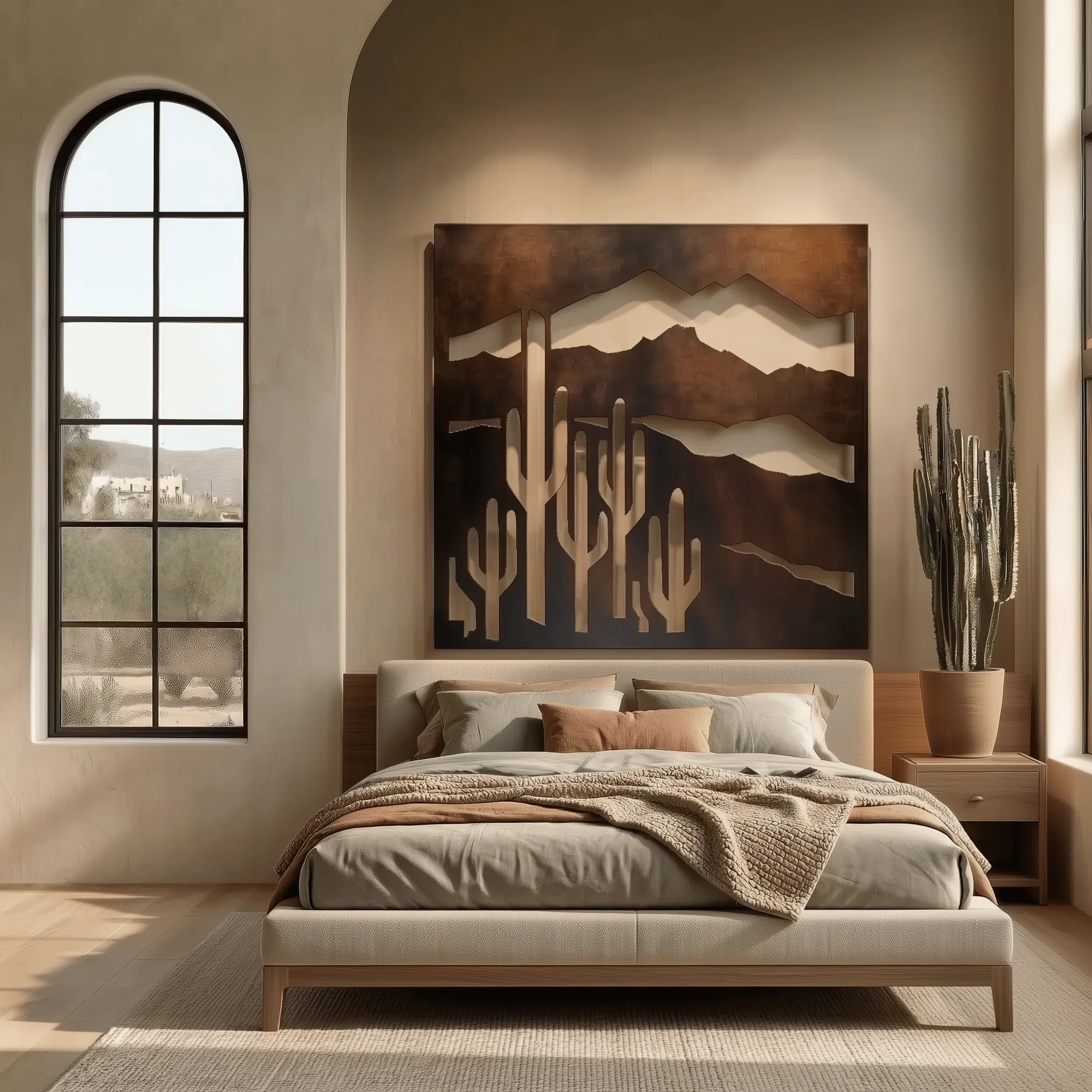 The Santa Catalina - Metal Wall Art - Umber - Image 3