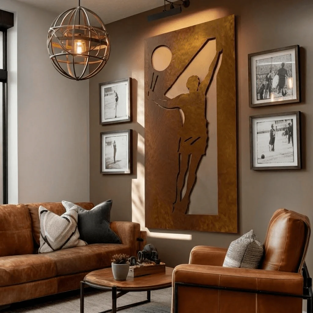 The Serve - Metal Wall Art - Oxide