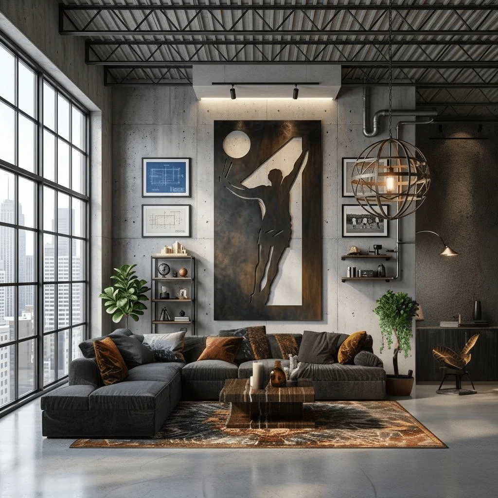 The Serve - Metal Wall Art - Umber