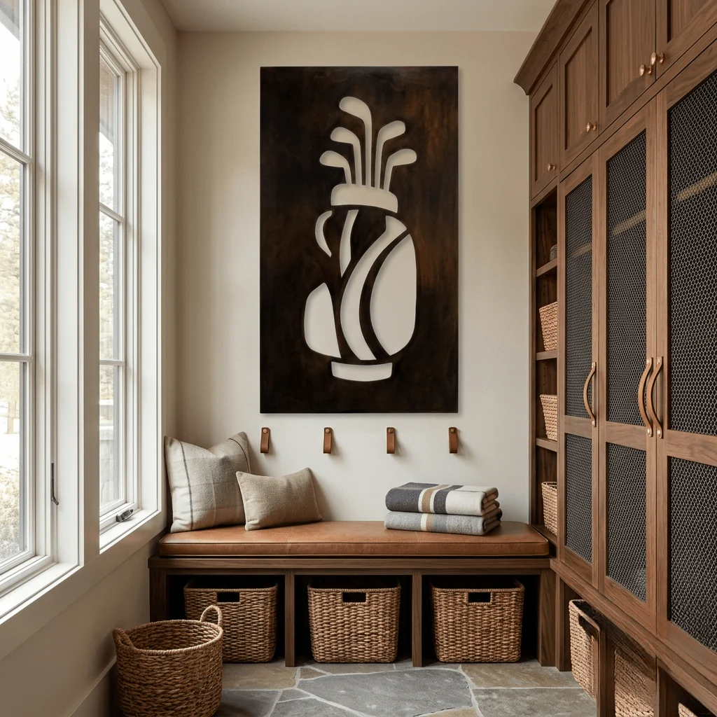 The Set - Metal Wall Art - Umber