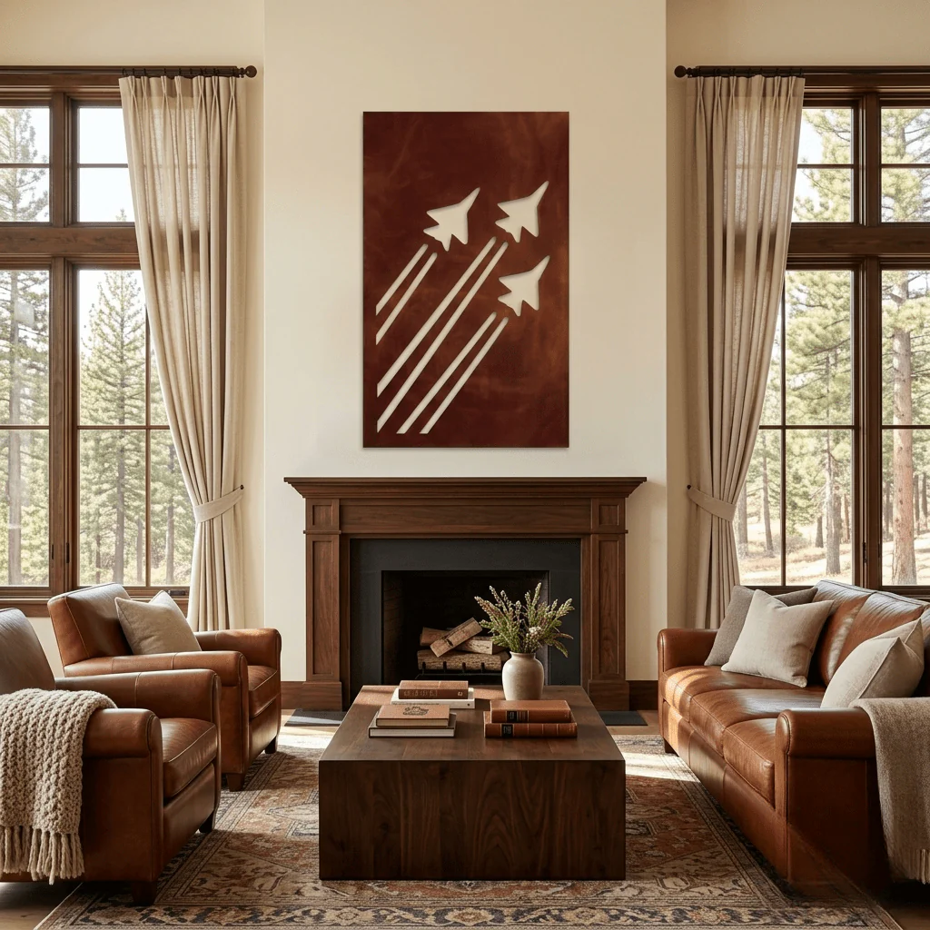The Sky Command - Metal Wall Art - Oxide - Image 2