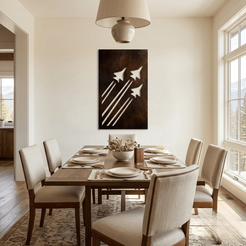 The Sky Command - Metal Wall Art - Umber - Image 2