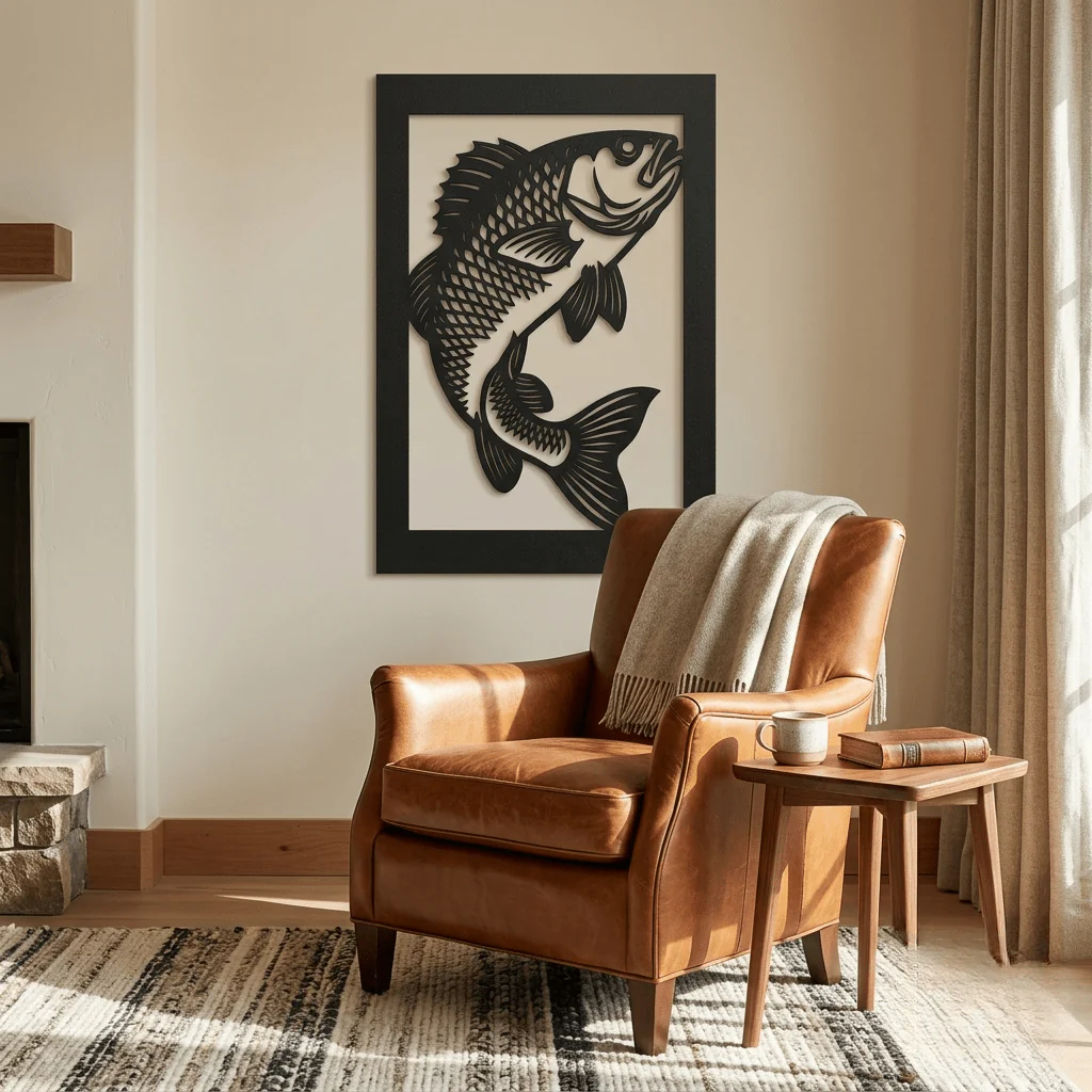 The Smallmouth Bass - Metal Wall Art - Forge - Image 2