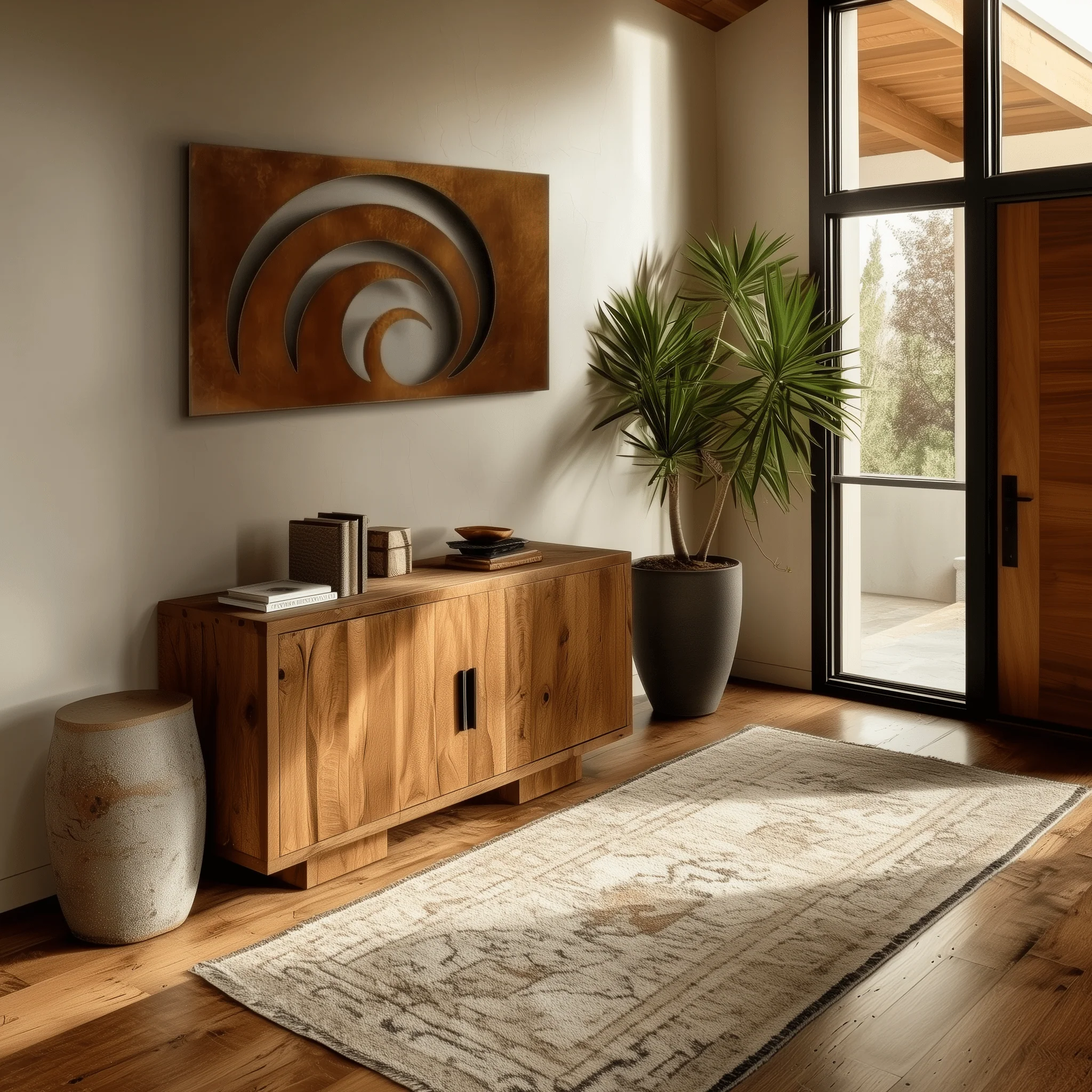 The Smooth Swell - Metal Wall Art - Oxide