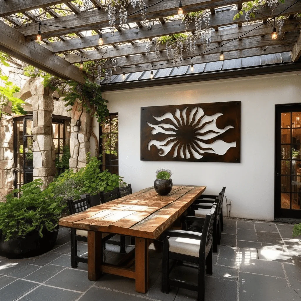 The Sol - Metal Wall Art - Umber