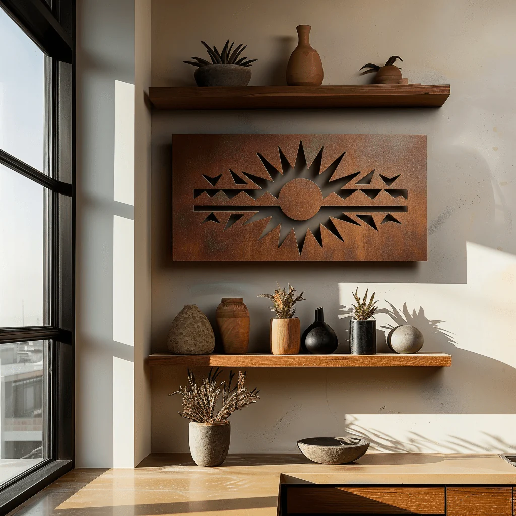 The Solana - Metal Wall Art - Oxide - Image 2