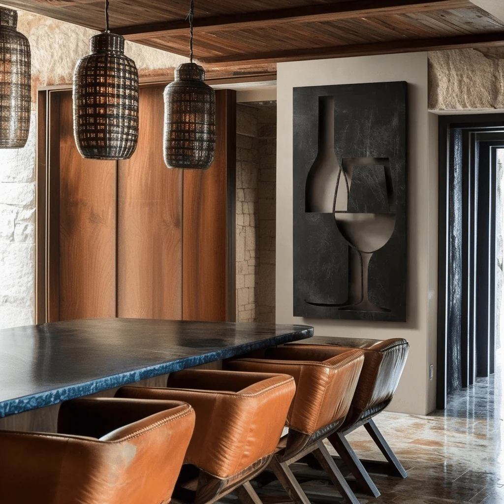 The Sommelier - Metal Wall Art - Forge