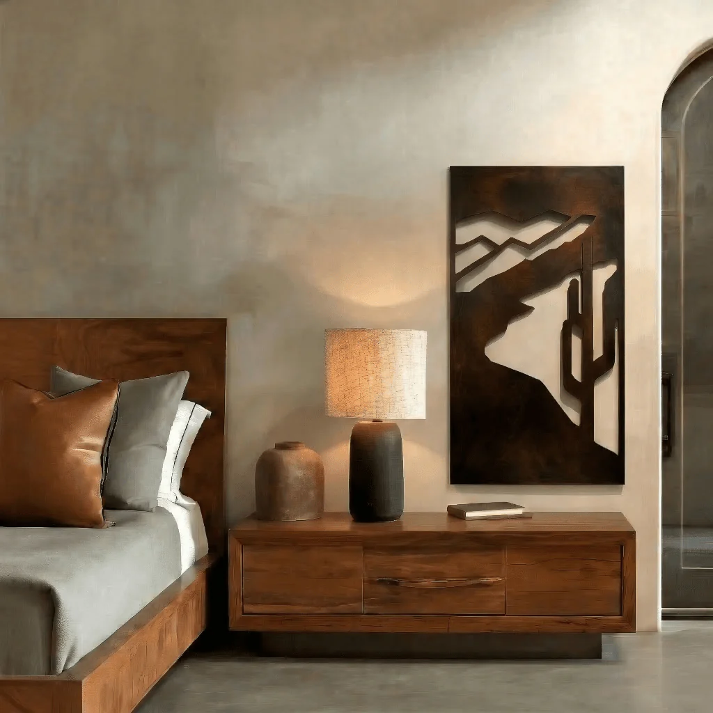 The Sonoras - Metal Wall Art - Umber