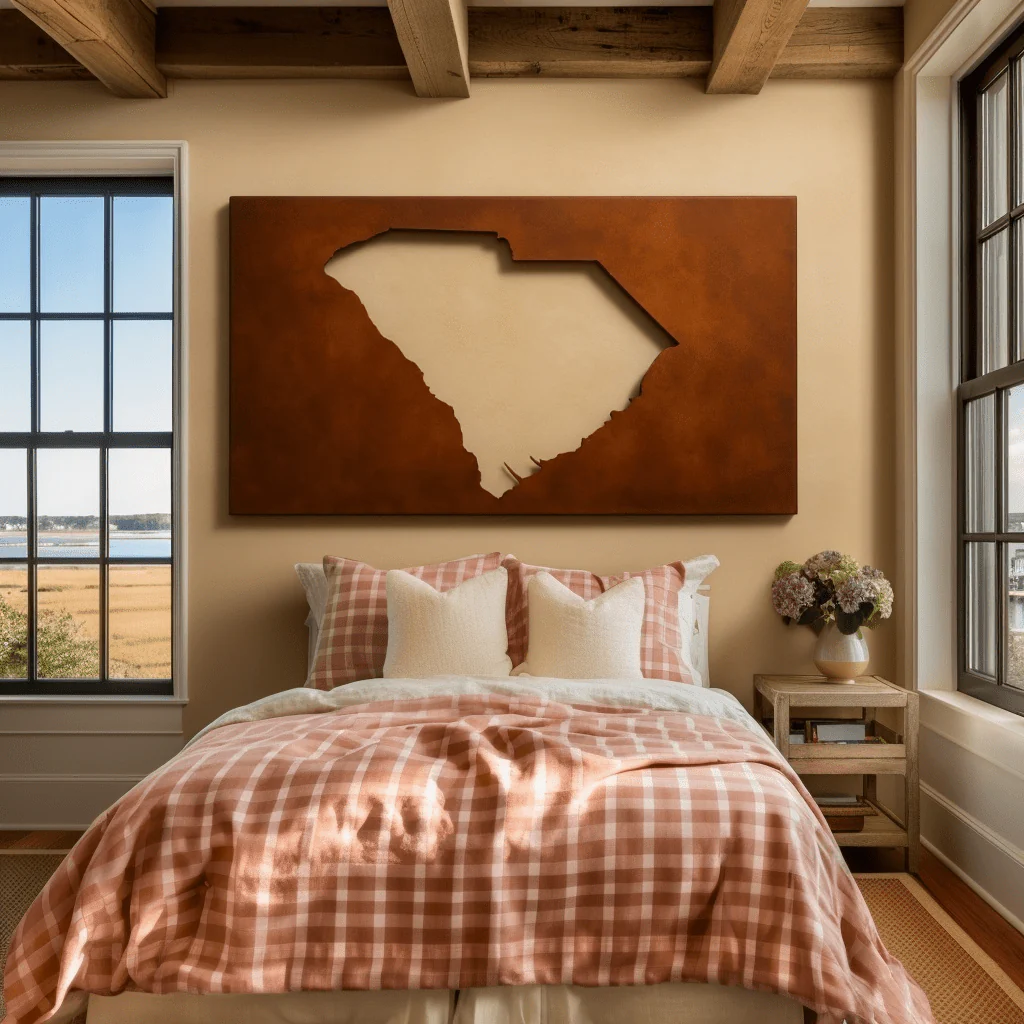 The South Carolina - Metal Wall Art - Oxide - Image 2