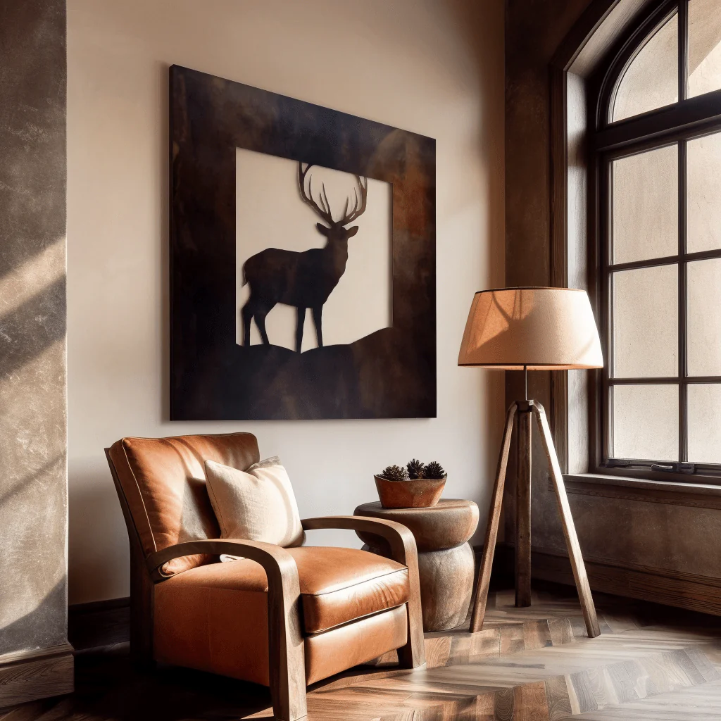 The Sovereign - Metal Wall Art - Umber
