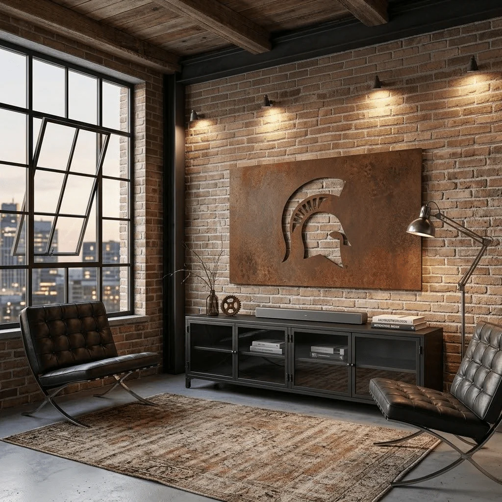 The Spartan - Metal Wall Art - Landscape - Oxide