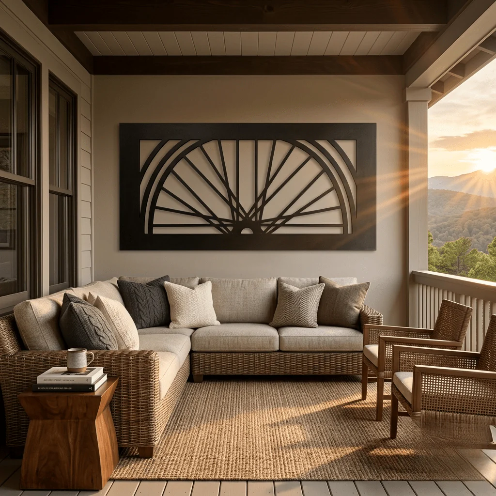 The Spoke - Metal Wall Art - Forge - Image 3
