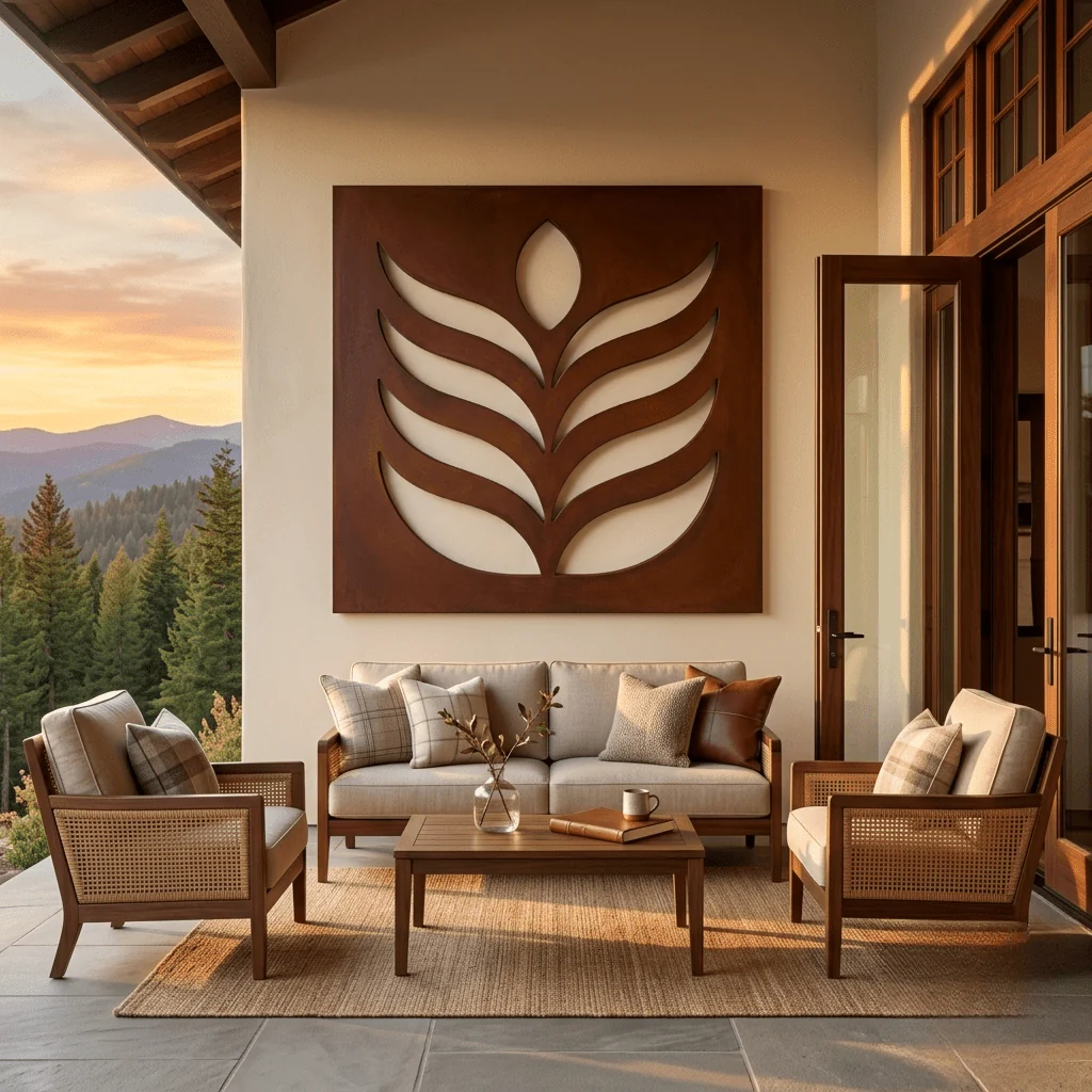The Sprout - Metal Wall Art - Oxide - Image 2
