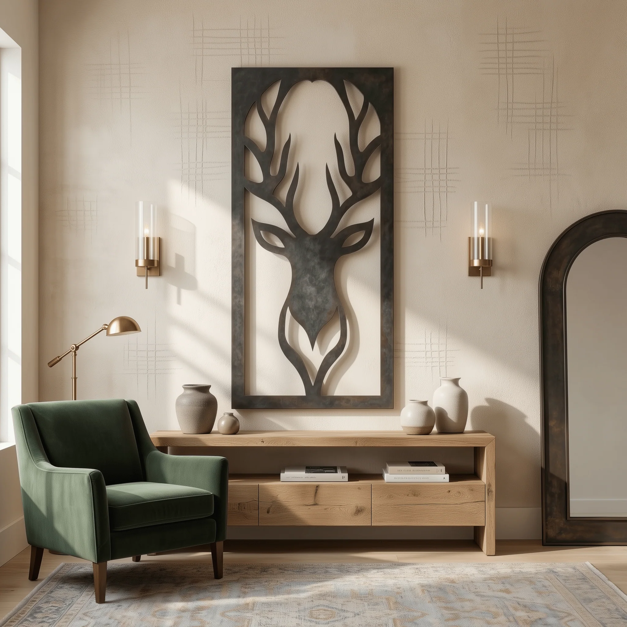 The Stag - Metal Wall Art - Forge - Image 2