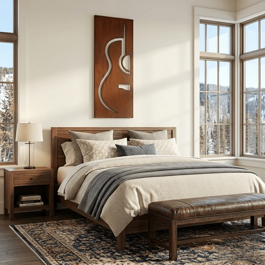The Strum - Metal Wall Art - Oxide - Image 3