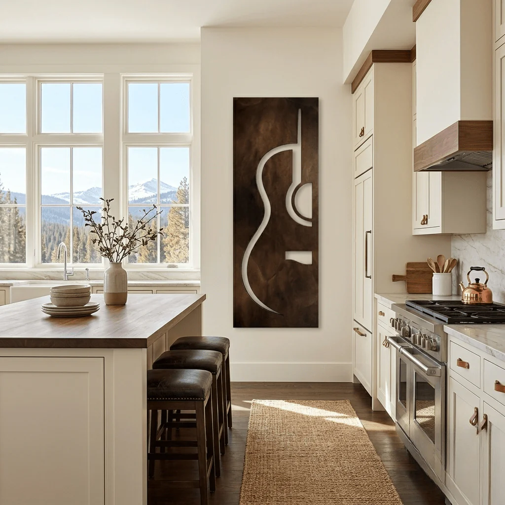 The Strum - Metal Wall Art - Umber - Image 3