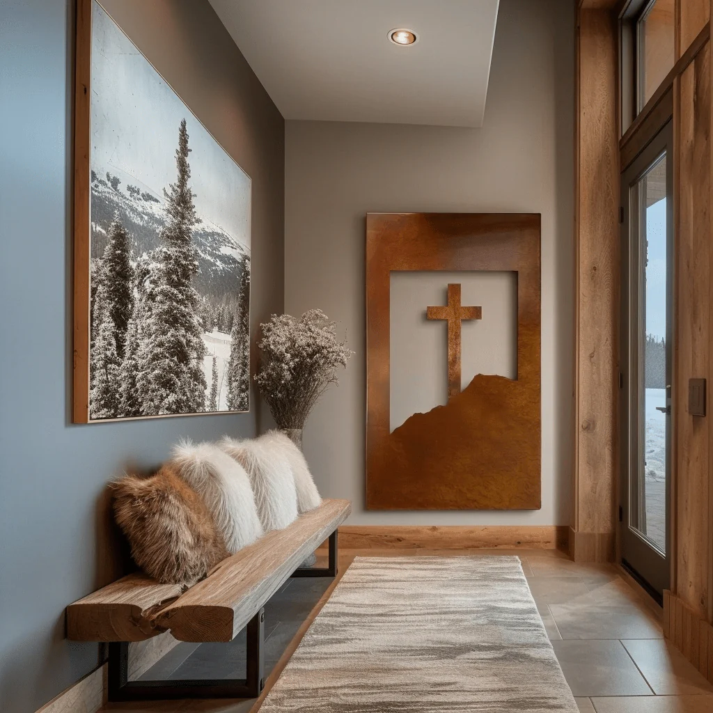 The Summit - Metal Wall Art - Oxide