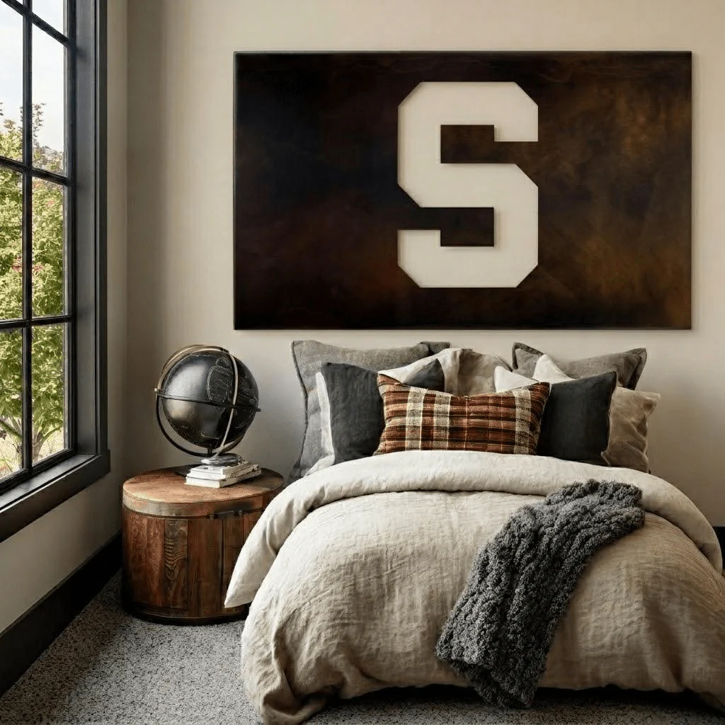 The Super S - Metal Wall Art - Landscape - Umber - Image 3