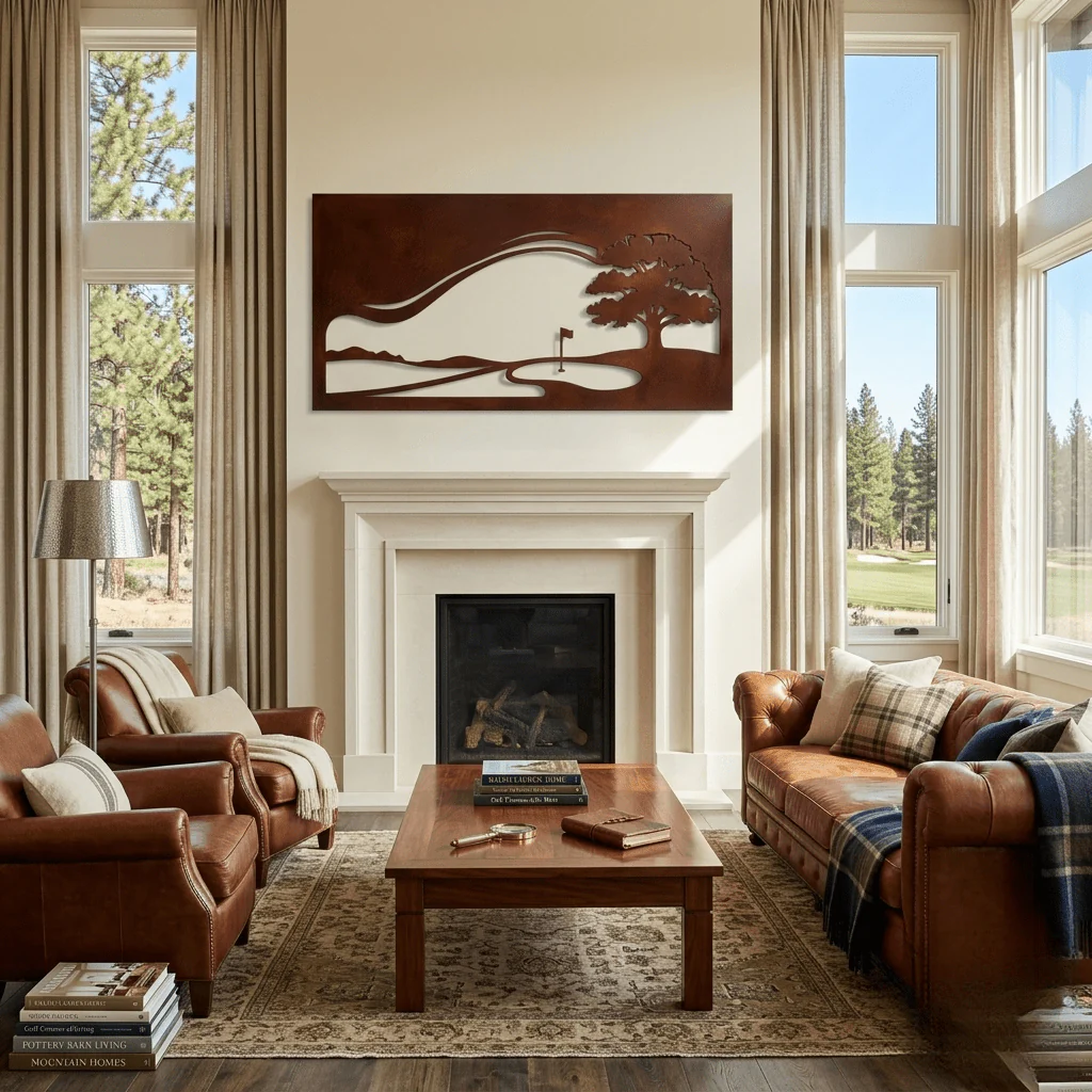 The Swing - Metal Wall Art - Oxide - Image 3