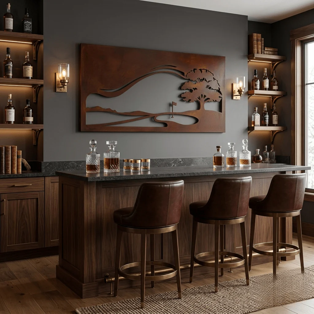 The Swing - Metal Wall Art - Oxide - Image 4