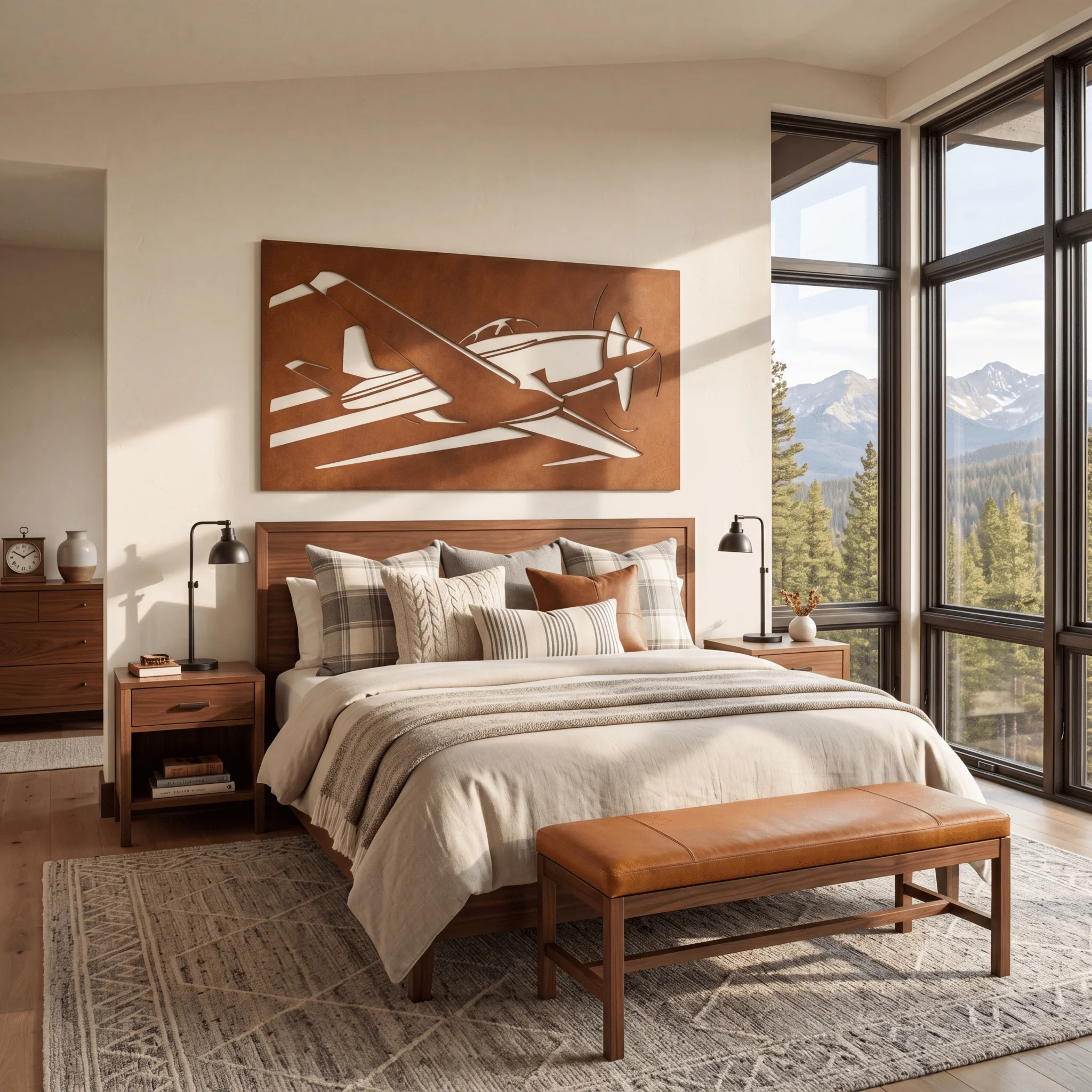 The Takeoff - Metal Wall Art - Oxide - Image 2