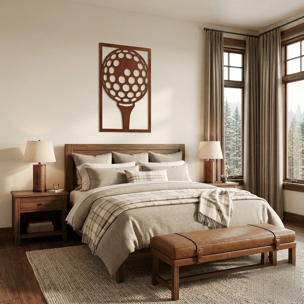 The Tee - Metal Wall Art - Oxide