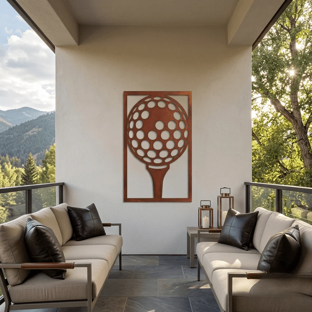 The Tee - Metal Wall Art - Oxide - Image 2