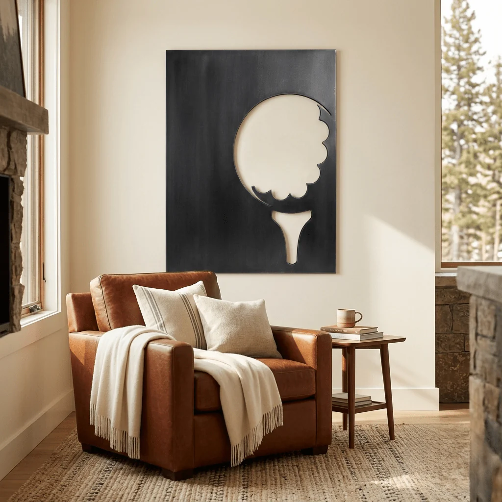 The Tee Up - Metal Wall Art - Forge