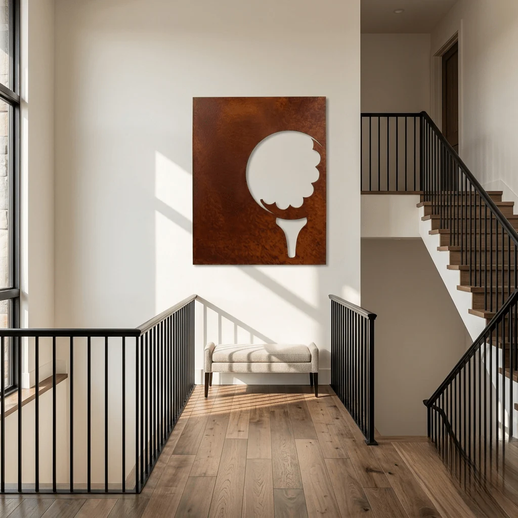 The Tee Up - Metal Wall Art - Oxide - Image 3