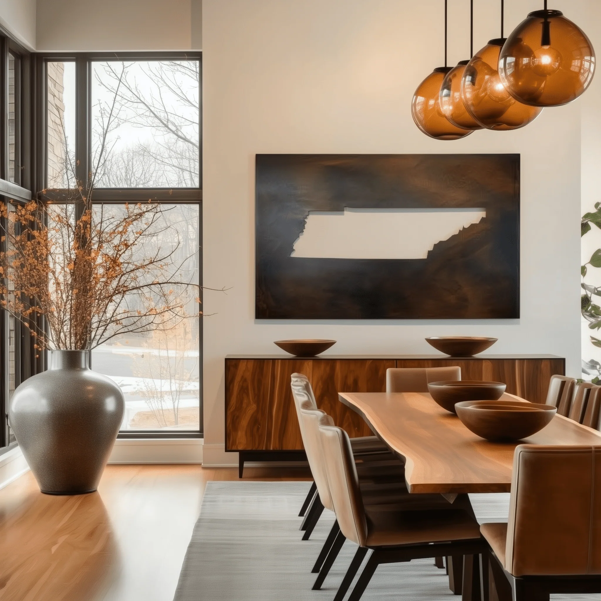 The Tennessee - Metal Wall Art - Umber - Image 2