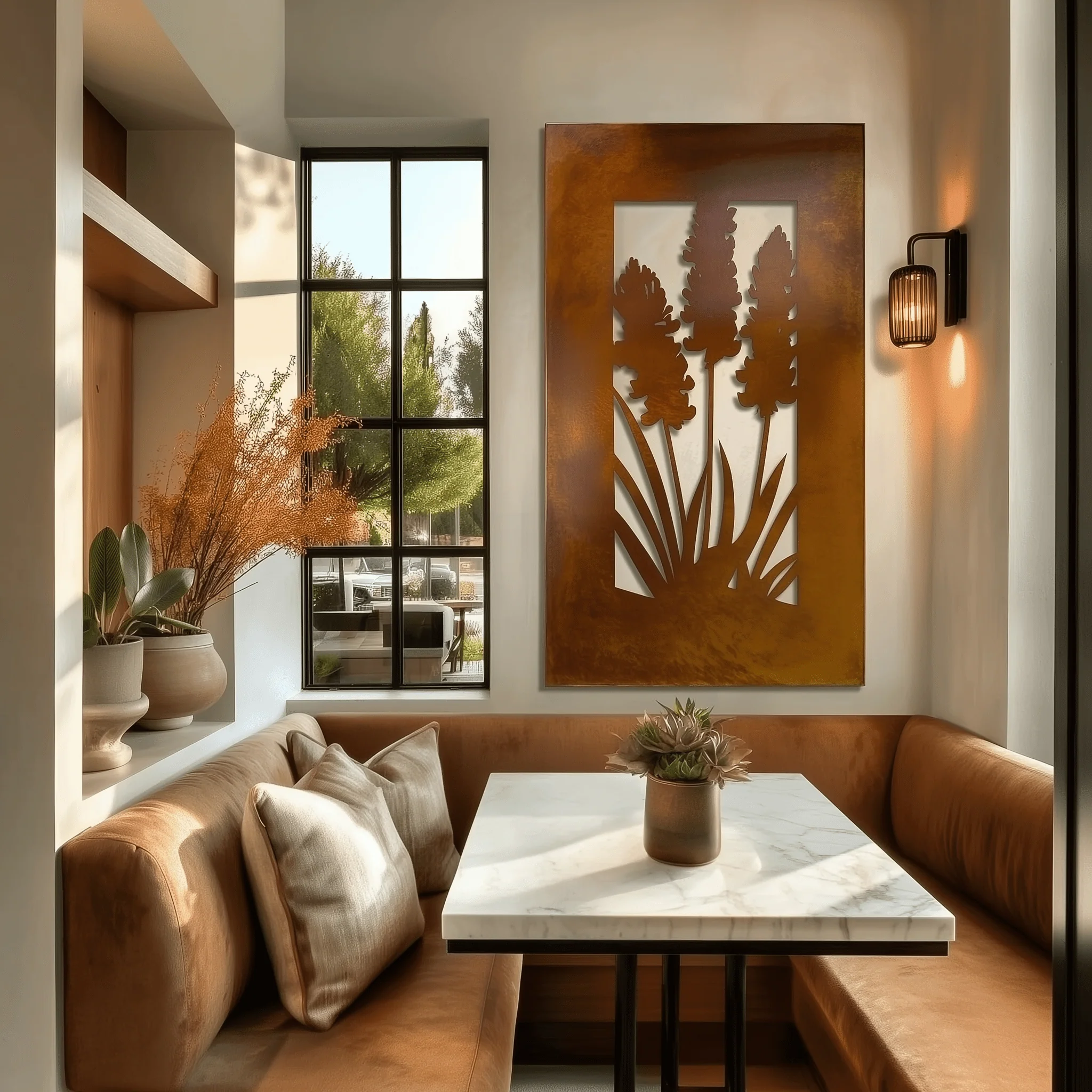 The Texas Bluebonnet - Metal Wall Art - Portrait Sienna - Oxide - Image 3