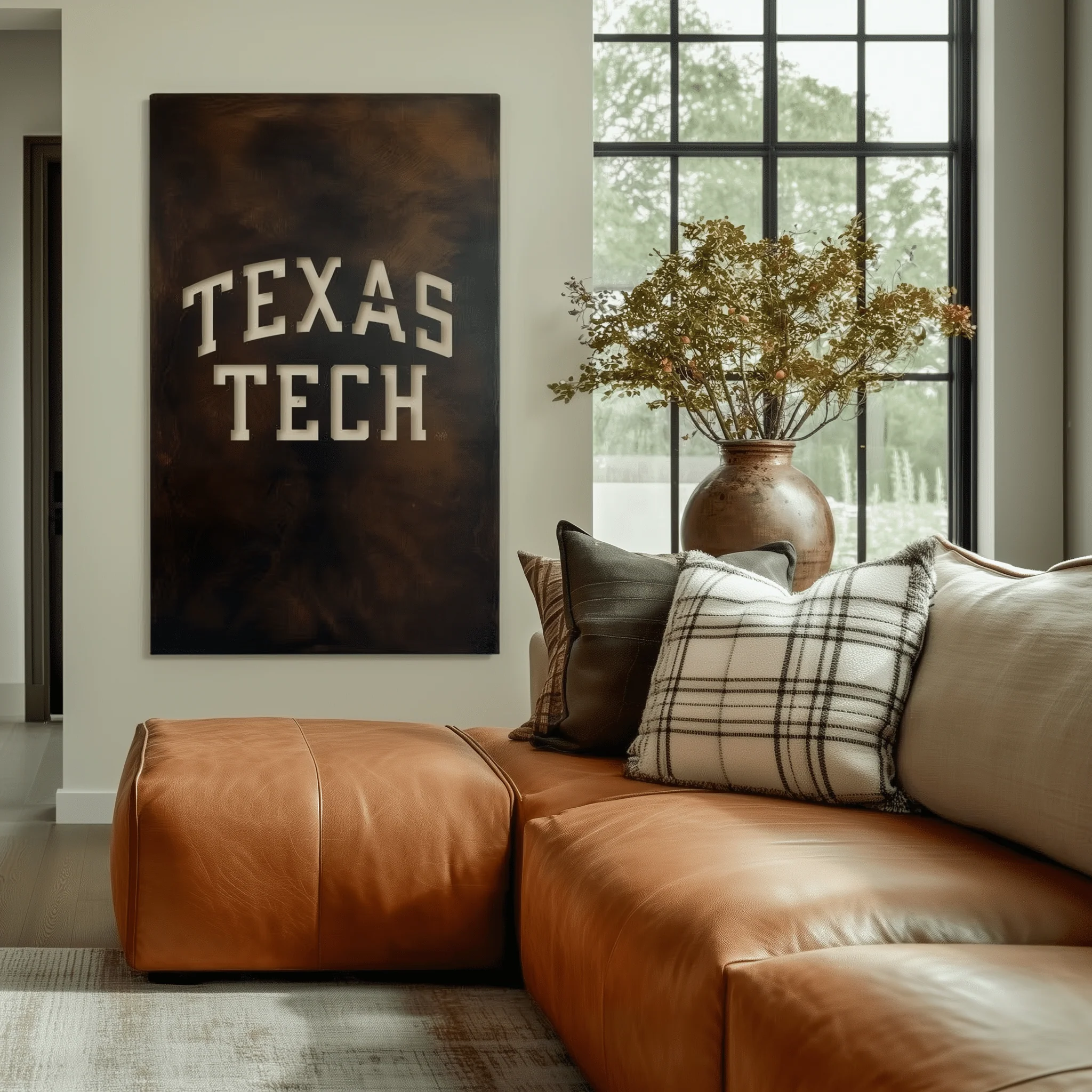 The Texas Tech - Wall Art - Portrait - Umber - Image 6